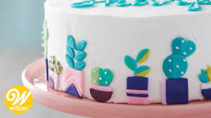 how to apply fondant decorations on