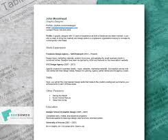 a creative resume exle for graphic