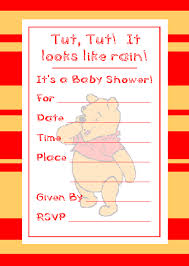 Free Printable Winnie The Pooh Baby Shower Invitations Csmebobonne Com
