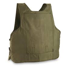 U S Military Surplus Point Blank Vest With Kevlar Soft Plates Used