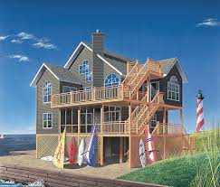 All Decked Out Coastal House Plans
