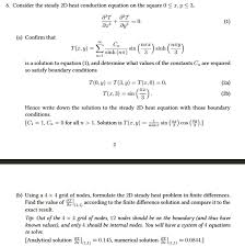 2d Heat Conduction Equation
