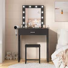 oni makeup vanity table with lighted