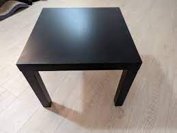 2x Black Wooden Sidetables Buffets