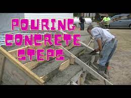 Pouring Concrete Steps How To Pour