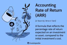accounting rate of return arr