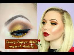 belle disney princess inspired makeup