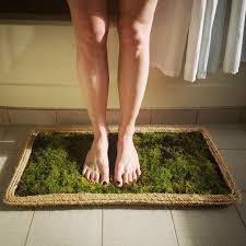 diy moss bath mats and rugs