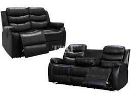 Rome 3 2 Leather Manual Recliner Sofa
