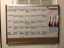 Get Your Family Organized Whiteboard Family Chore Chart