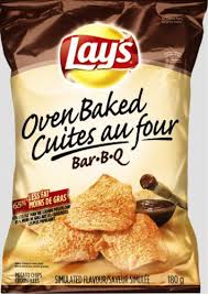 oven baked lays bar b q potato chips