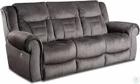 Double Power Headrest Reclining Sofa