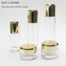 skin care s in gl bottles