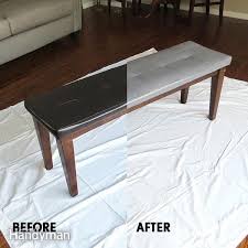 how to paint leather furniture properly