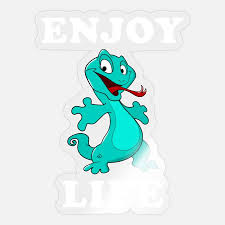 lizard cool saying funny pictures gift