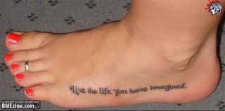 tattoo-quotes-live-the-life-you-have-imagined.jpg via Relatably.com