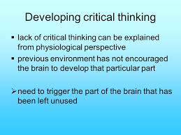 Strategies to develop creativity and critical thinking