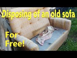 how to dispose of a vine couch sofa