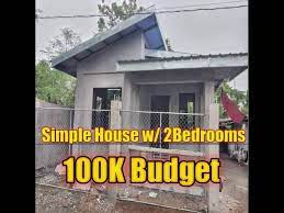 Simple House With 2 Bedrooms 100k