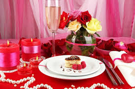 romantic dinner table ideas for setting