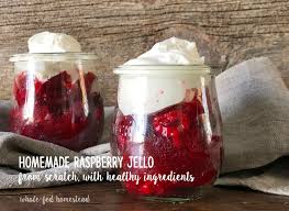homemade raspberry jello recipe from