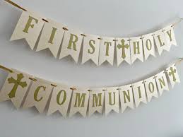 holy communion banner personalized