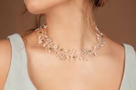 statement bridal necklace the bloom