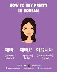 Now that you can choose among 100 ways to say beautiful in different languages, consider expanding your vocabulary about the concept of beauty in other ways. How To Say Pretty In Korean Learn Korean With Fun Colorful Infographics Dom Hyo