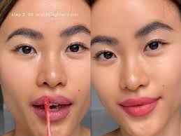 tren makeup korean upturned lips