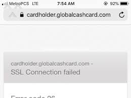 Check spelling or type a new query. Global Cash Card Can T Access My Account Oct 10 2019 Pissed Consumer