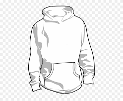 Hoodie drawing is not so complicated if you try. With Printed Wording To Back Of Hoodie Drawing Clipart 2131390 Pinclipart