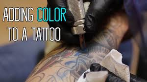 adding color to a tattoo you