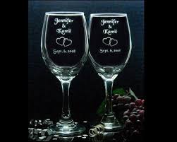 Personalized Glass W Bride And Groom