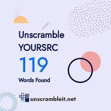 words unscrambled from letters yoursrc