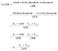 the renal phosp threshold decreases