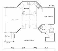 Vacation Homes House Plan 1 Bedrm 1