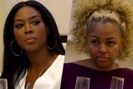 kenya moore and kim fields argue over
