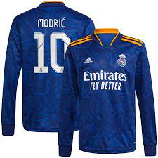 Real Madrid - Luka Modric 2021/2022 Uzunkol Forma (Away) | En uygun  fiyatlarla