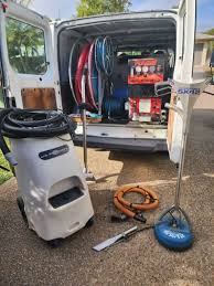 carpet cleaning van and equipments