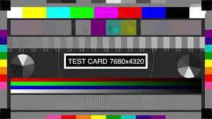It was the first to be transmitted in color in the uk and the first to feature a person, becoming an iconic british image regularly subject to parody. 8k 7680x4320 A Test Card Stock Footage Video 100 Royalty Free 1042631260 Shutterstock