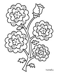 printable rose coloring pages 30