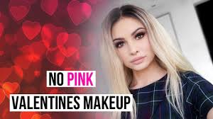 no pink easy valentines day makeup