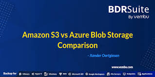 amazon s3 vs azure blob storage