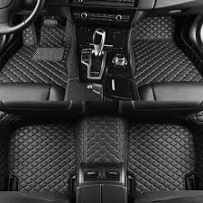 leather car floor mat for volkswagen vw