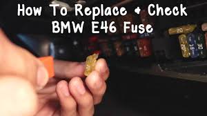 Bmw Fuse Check Replace Diy
