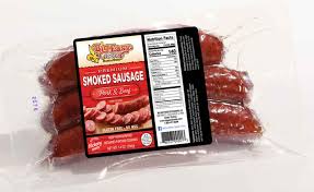 smoked sausage with pork beef big