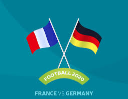 The design and/or colors are similar to a number of other flags, including those of belgium, chad. France Vs Germany Football 2153627 Vector Art At Vecteezy