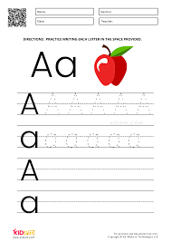 a to z alphabet writing practice book