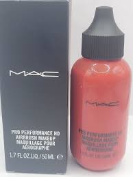 mac pro performance hd airbrush makeup basic red 50 ml 1 7 us fl oz