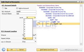 Chart Of Account In Sap Business One Version 9 2 Up To 10